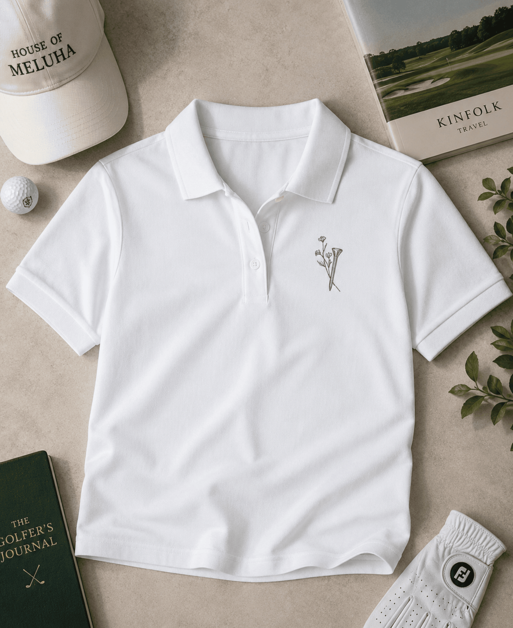 Bloom & Tee Polo — Floral Golf Polo