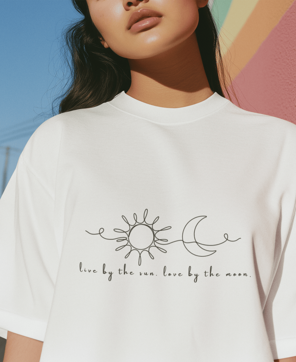 Sun & Moon Oversized Tee