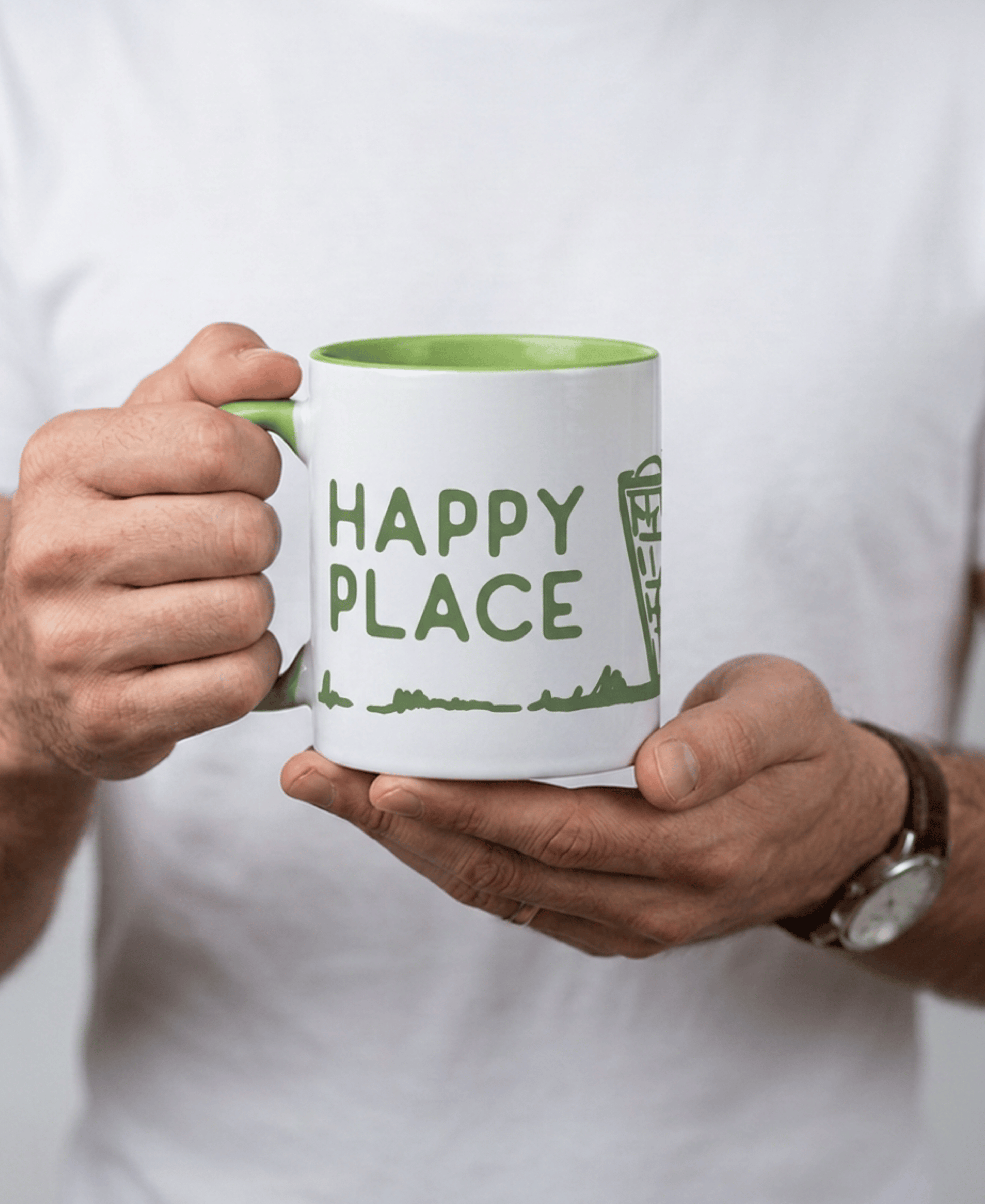 Happy Place Golf Mug