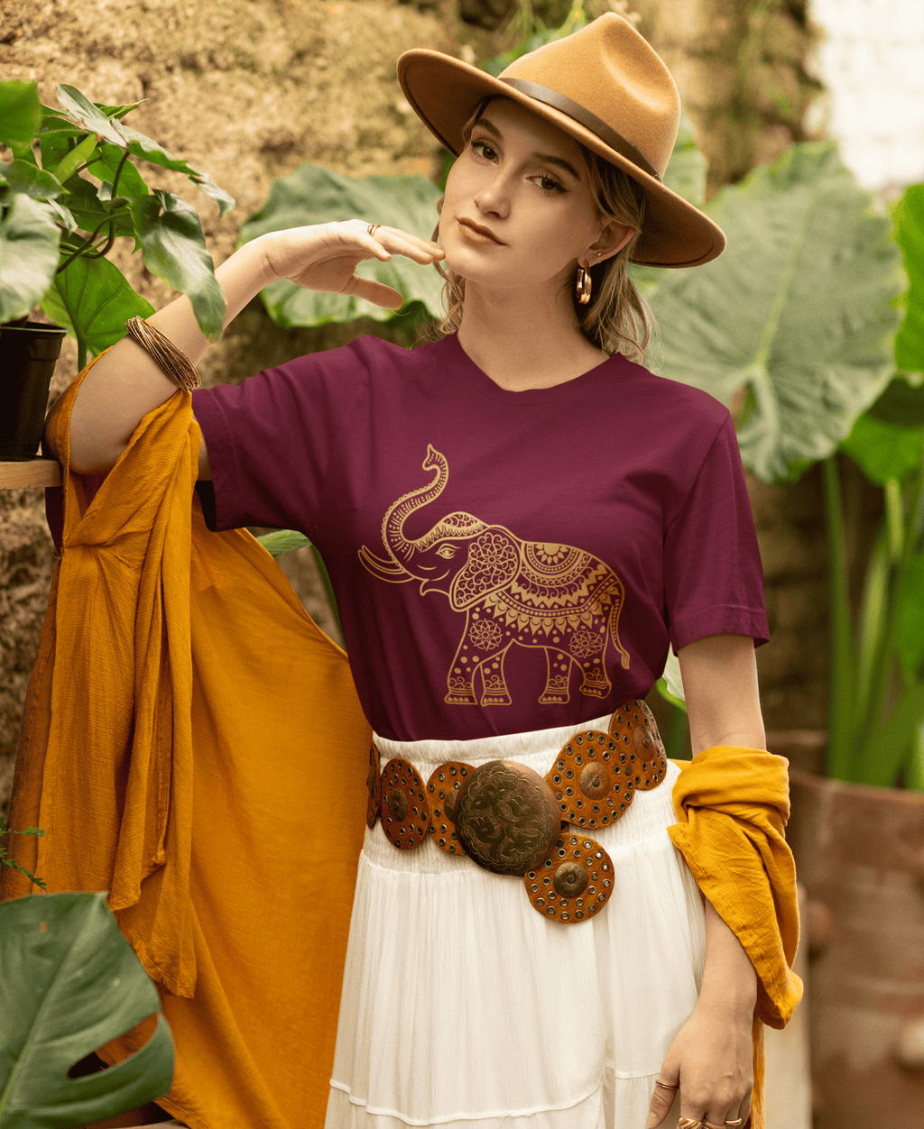 Sacred Elephant Oversized Tee