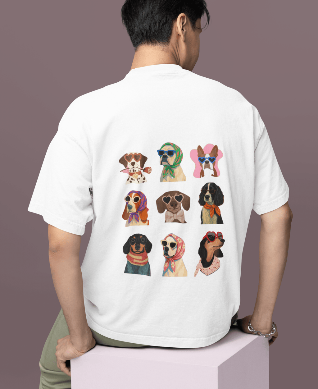 Cool Dogs Oversized T-Shirt