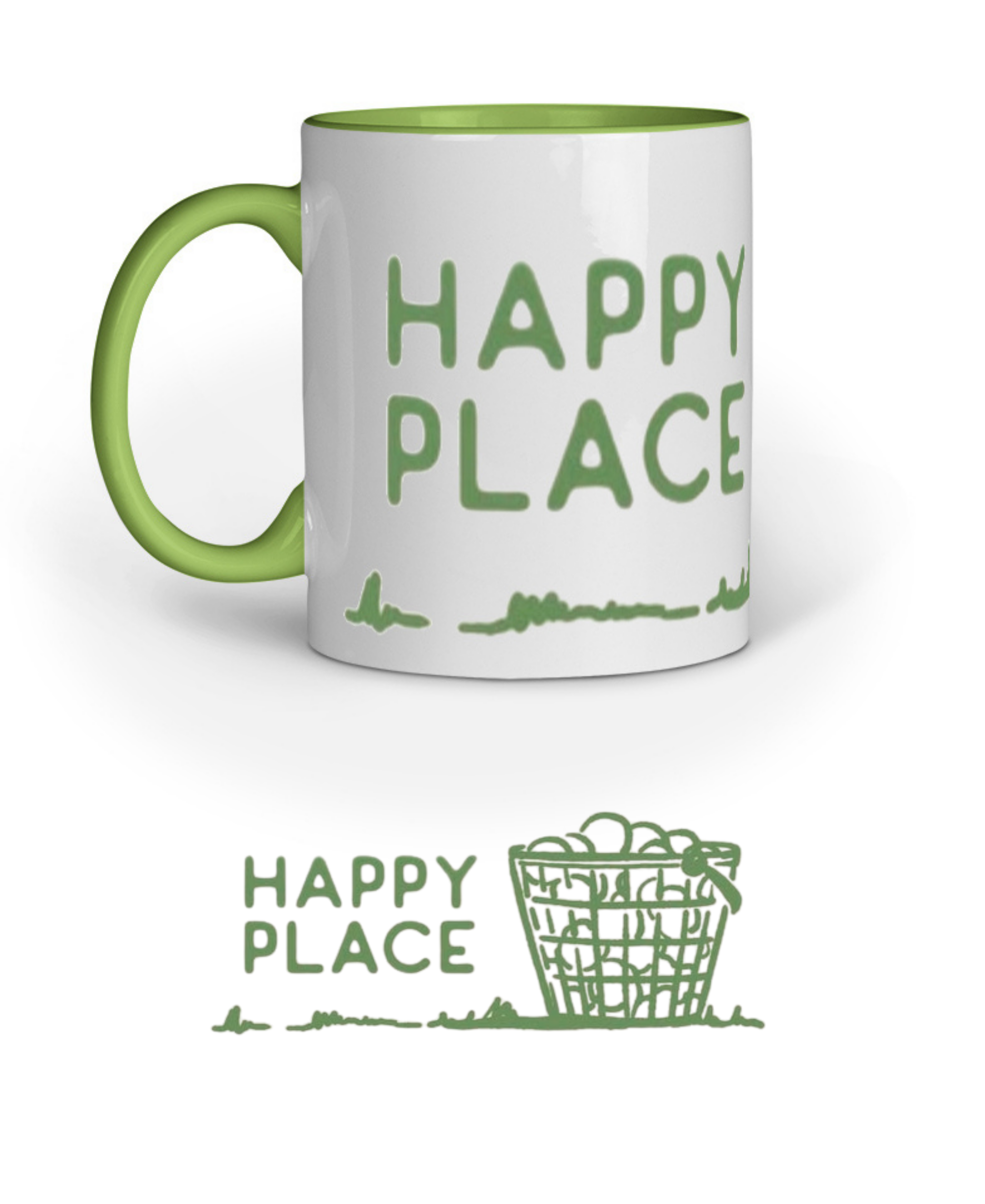 Happy Place Golf Mug