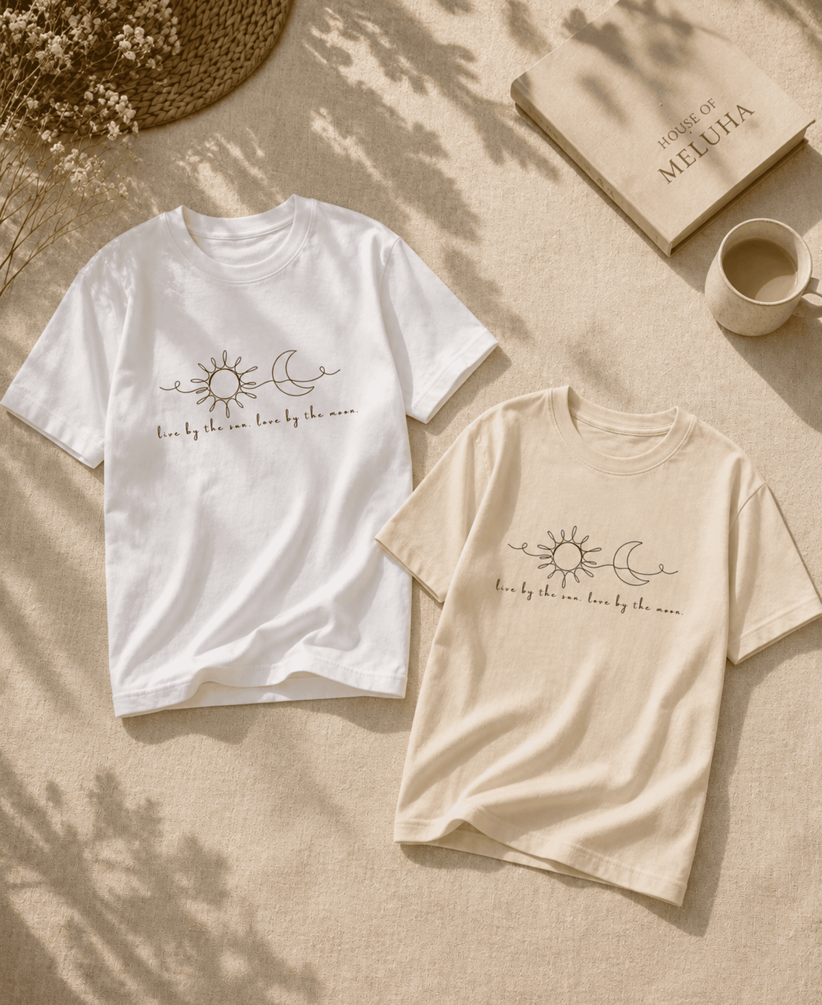 Sun & Moon Tee — Celestial Oversized T-Shirt